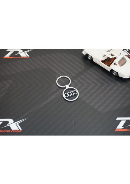 Audi Halka Logo Krom Metal Çift Yön Anahtarlık modelleri