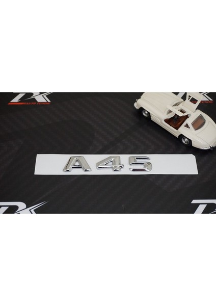 A45 Bagaj Krom Metal 3m 3D Yazı Logo modelleri