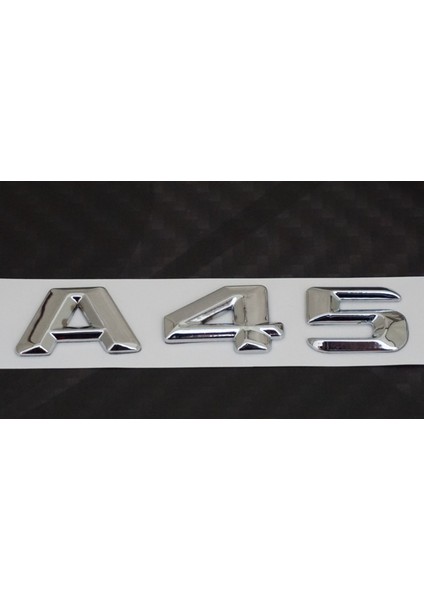 A45 Bagaj Krom Metal 3m 3D Yazı Logo fırsatları