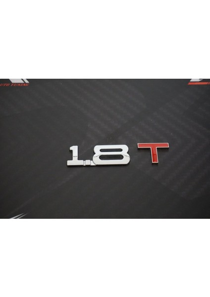 Audi 1.8 T Bagaj Krom Metal 3m 3D Yazı Logo Orjinal Ürün modelleri