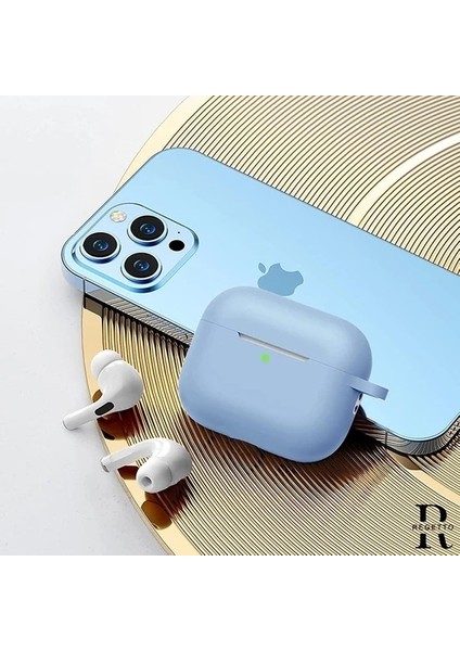For Airpods Pro 2 ile Uyumlu Kılıf Silikon Tam Koruma Kancalı Anahtarlık Comely Silikon Kılıf