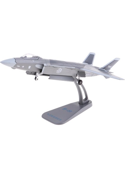 1/100 J20 Havacılık Modeli Uçak Uçak Savaşçısı Diecast Uçak Oyuncakları Hediyesi(Yurt Dışından)