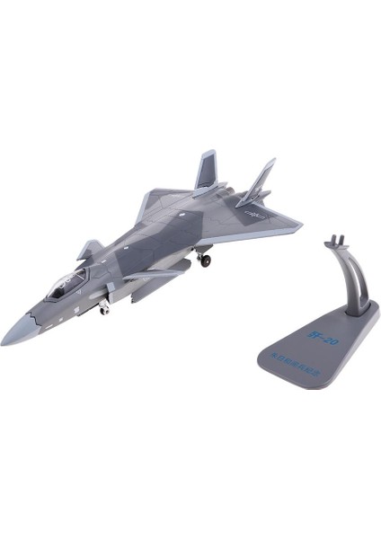 1/100 J20 Havacılık Modeli Uçak Uçak Savaşçısı Diecast Uçak Oyuncakları Hediyesi(Yurt Dışından)