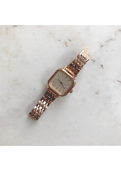 Melian Beyaz Kadran Rose Kordon Kadın Kol Saat modelleri