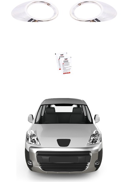 Peugeot Partner Tepee Uyumlu 2008-2015 Sis Çerçevesi 2 Parça Abs Krom Kaplama indirimleri