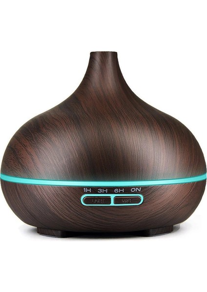 Ultrasonik Aroma Nemlendirici Hava Difüzör Kokulu Uçucu Yağ Difüzör 550 ml Kumandalı Buhar Makinesi