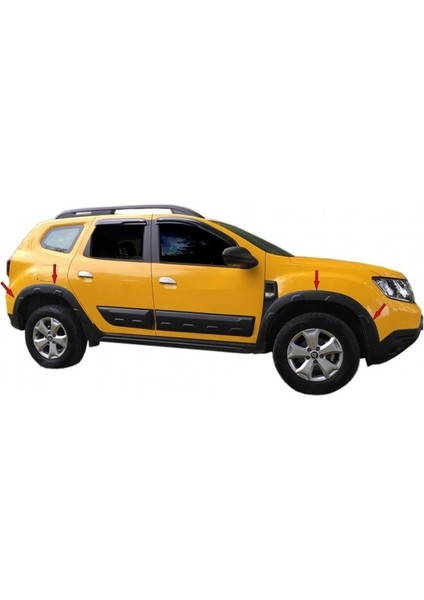 Dacia Duster Dodik Seti. Damalı Dodik Seti 12 Parça 2018 Sonrası