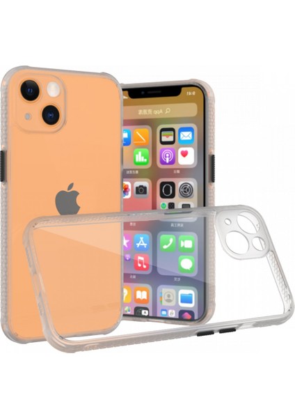 iPhone 13 Mini Kılıf Miami Şeffaf Silikon - Şeffaf