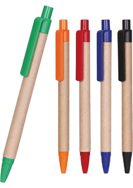 Geri Dönüşümlü 10'lu Plastik Promosyon Kalemi