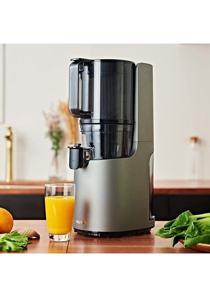 Slow Juicer Katı Meyve Sıkacağı - Gri