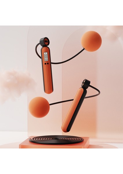 Halat Atlama Büyük Top Çift Kullanım (Turuncu) (Yurt Dışından)