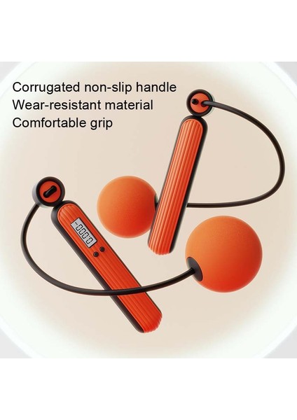 Halat Atlama Büyük Top Çift Kullanım (Turuncu) (Yurt Dışından) modelleri