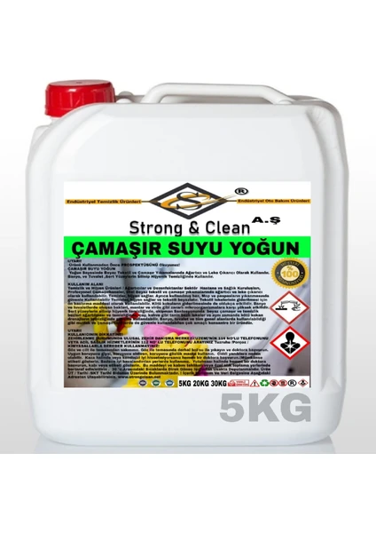 Çamaşır Suyu Yoğun 5kg