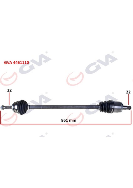 Komple Aks Sağ Skoda Favorit 1.3 89-94 865MM