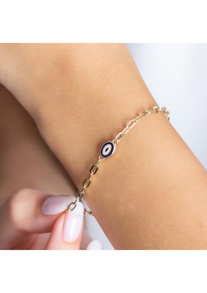 Altın Mineli Nazar Bileklik modelleri