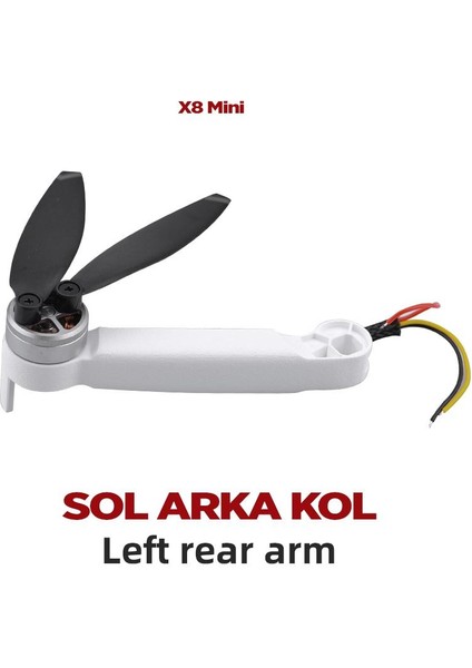 Xiaomi Fımı X8 Mini Pro / Mini Sol Arka Drone Motor Kolu Arm
