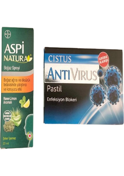 Pastil + Aspinatura Boğaz Spreyi