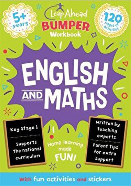 Leap Ahead Bumper Workbook: 5+ Years English And Maths