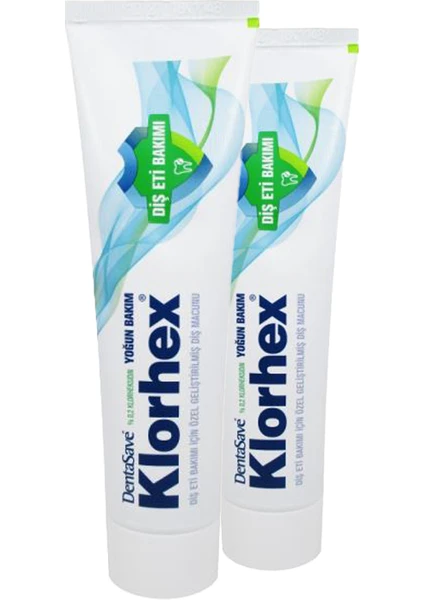 Klorhex Diş Macunu Yoğun Bakım 75 ml x 2