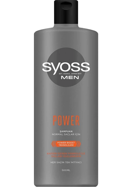 Men Power Şampuan 500 Ml 1 Adet Saç Bakım Şampuanı