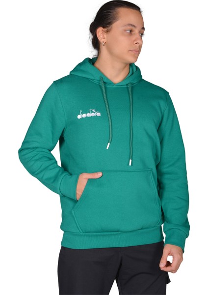 Bergamo - Erkek Yeşil Pamuklu Spor Sweatshirt - DDBER1030016 fiyatları