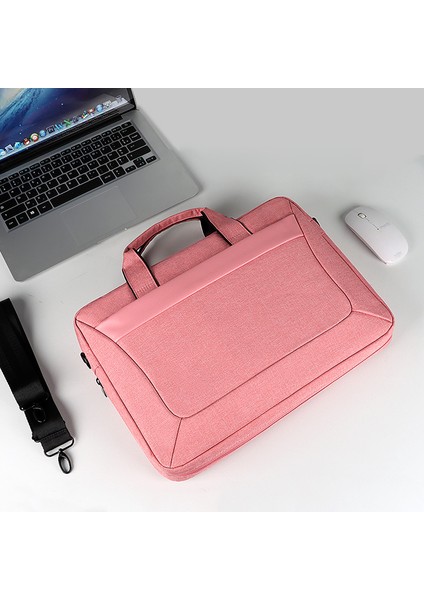 14.1-15.4 İnç Bilgisayar İçin Uygun Notebook Çantası - Pembe (Yurt Dışından)
