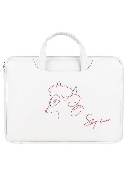 13.3 İnç Bilgisayar İçin Uygun Notebook Çantası - Beyaz (Yurt Dışından)
