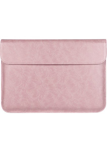 Love Home Apple MacBook Huawei Pro Xiaomi Huawei Master Air 14.1-15.4 İnç Liner Deri Kılıf Dizüstü Bilgisayar Çantası - Pembe (Yurt Dışından)