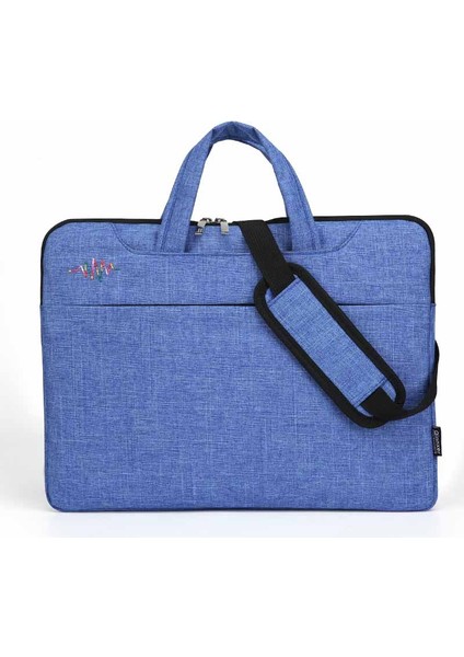 13 İnç Bilgisayar İçin Uygun Notebook Çantası - Mavi (Yurt Dışından)