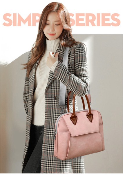 14 İnç Bilgisayar İçin Uygun Notebook Çantası - Pembe (Yurt Dışından) fiyatları