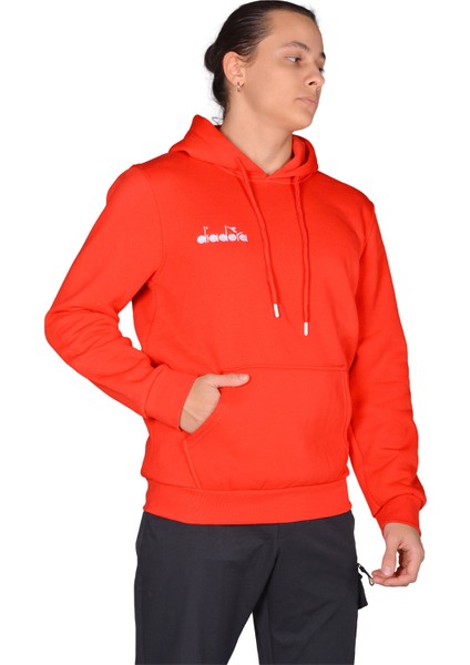 Bergamo - Erkek Kırmızı Pamuklu Spor Sweatshirt - DDBER1030016 fiyatları