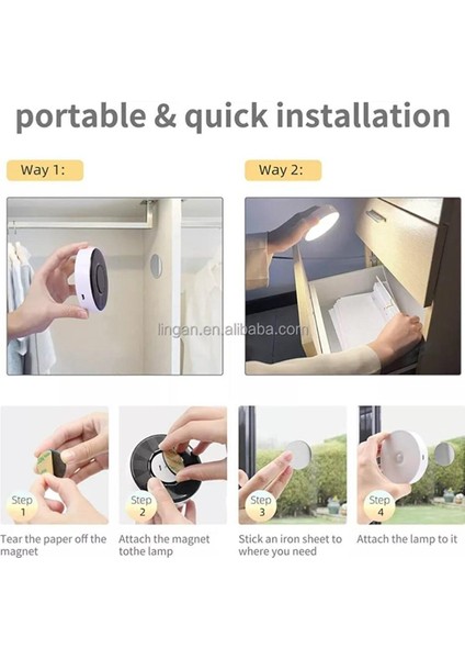 İÇ MEKAN Güneş Enerjili Hareket Sensörlü USB Şarjlı Beyaz LED Işık Lamba fırsatları