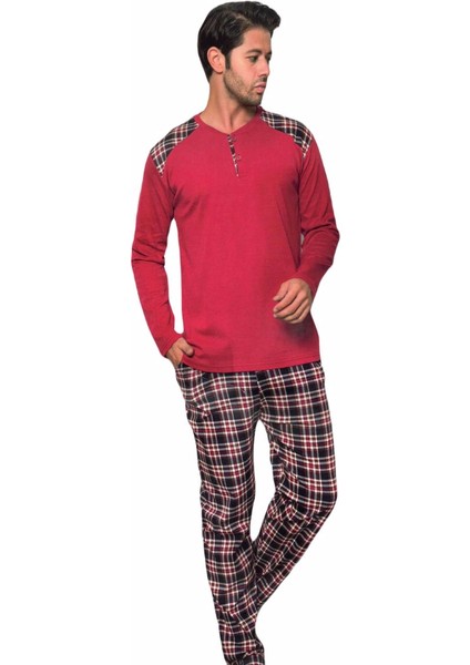 Erkek 7209 Uzunkol Interlok Pijama Takımı