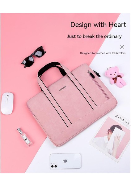 Notebook Çantası - Pembe (Yurt Dışından)
