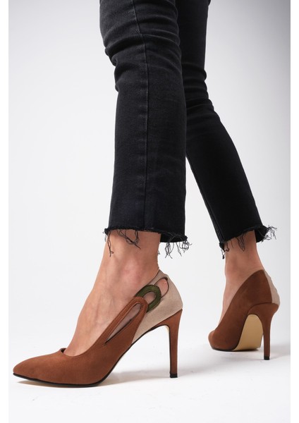 Taba Süet Stiletto