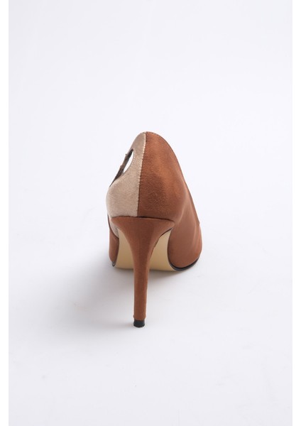 Taba Süet Stiletto