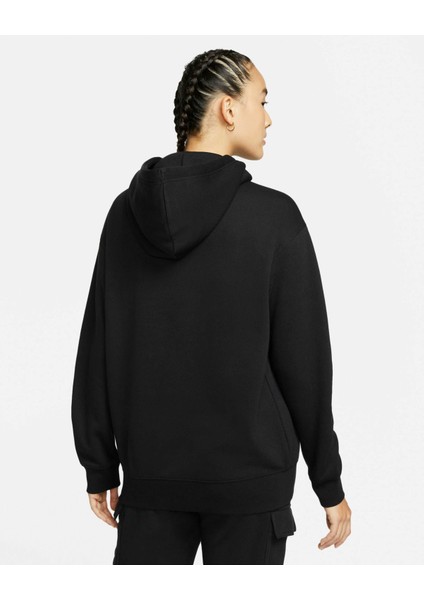 Sportswear Collection Essantial Bol Kesim Siyah Kadın Sweatshrit fiyatları