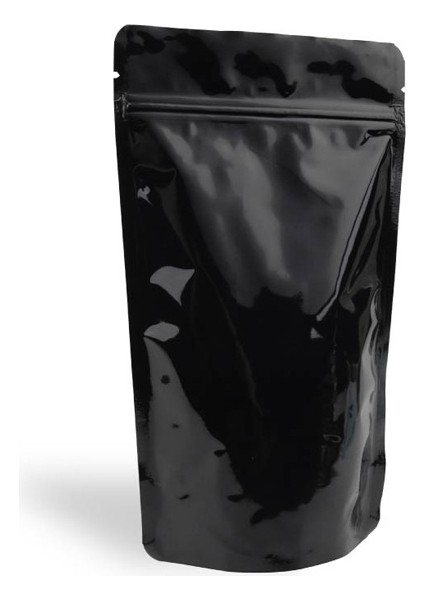 Siyah Alüminyum Doypack 85x145 mm 25 Adet