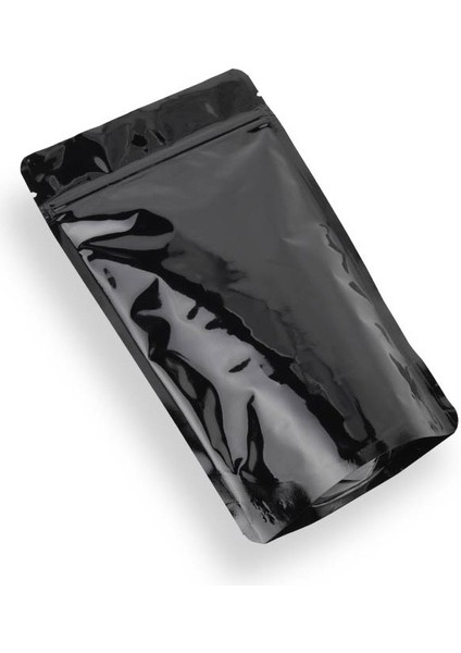 Siyah Alüminyum Doypack 85x145 mm 25 Adet