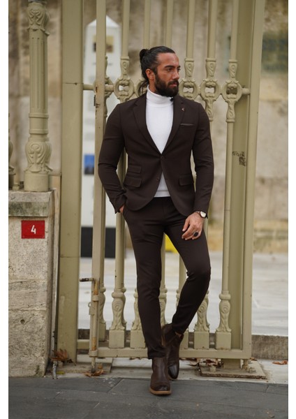 Slim Fit Takım Elbise