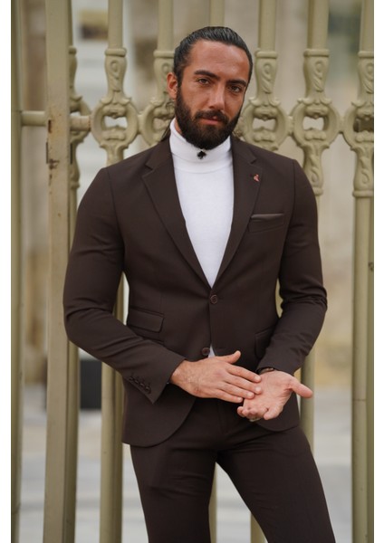 Slim Fit Takım Elbise