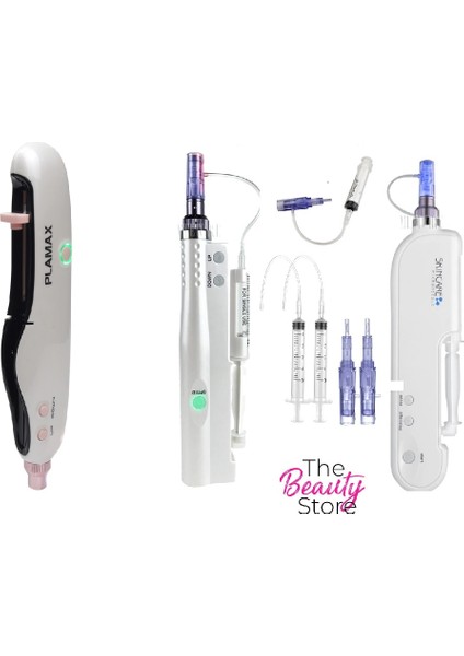 The Beauty Store Mini Electric Plamax Dermapen Iğnesi 12 Pin Mezoterapi Iğne Şırınga Seti