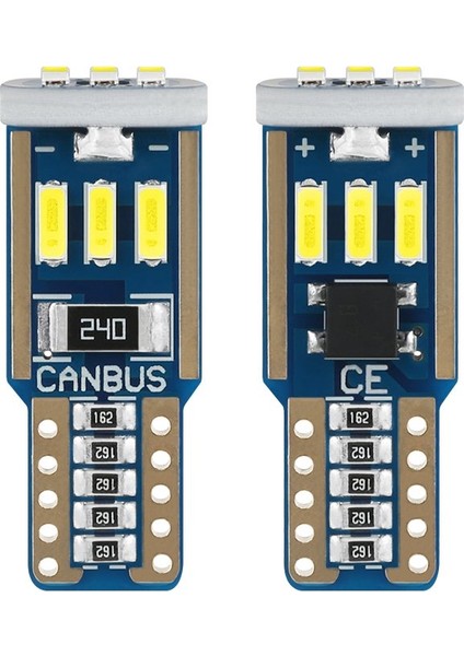 Dekoratif LED Ampul T10-24SMD 12V Çift - Beyaz / LAAM860 fiyatları