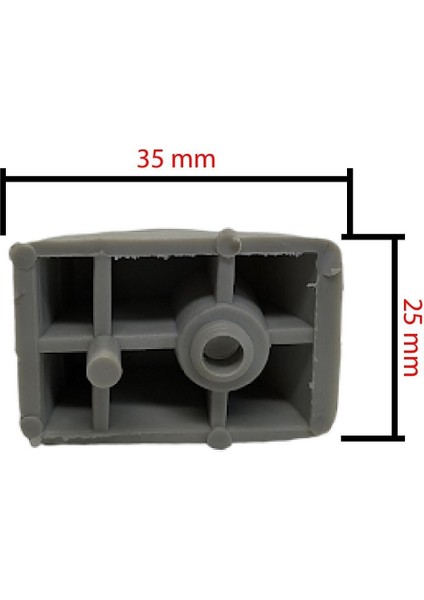 Renault Kangoo Güneşlik Ayağı Gri Renk 2 Adetli Set 1997 - 2008
