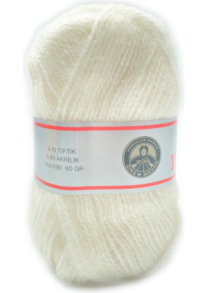 Yeni Tiftik 5 Yumak Krem El Örgü Ipliği modelleri