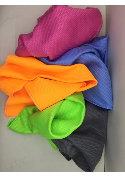 Mikrofiber Baklava Desenli Cam ve Temizlik Bezi 6'lı