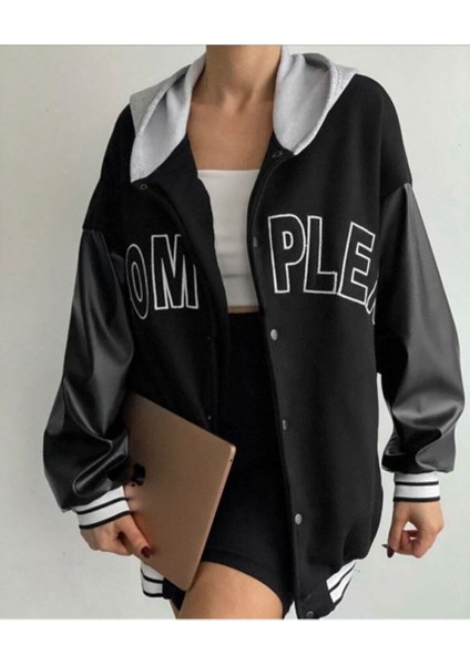 Complex Oversize Unisex Kolej Ceket