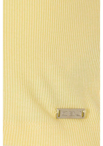 WU105 Basic Sarı Tank Top Atlet