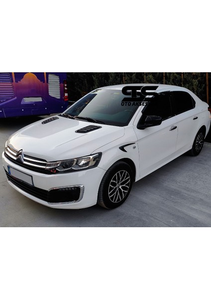 Citroen C-Elysee Uyumlu Piano Black Kaput Üstü Havalandırma Izgarası modelleri