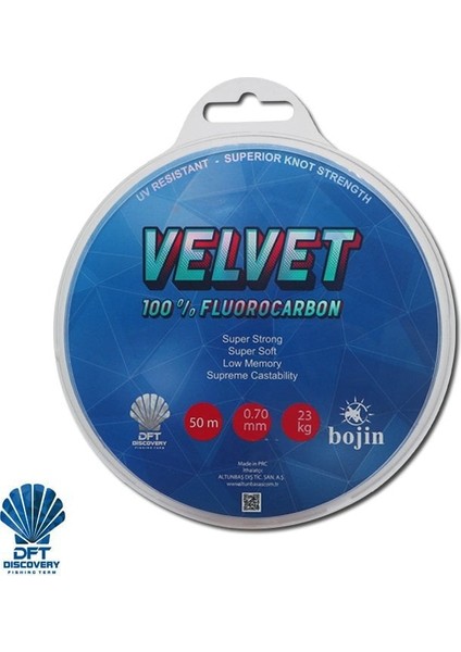 Bojın Velvet Fluorocarbon 50 M 0.70 mm Misina